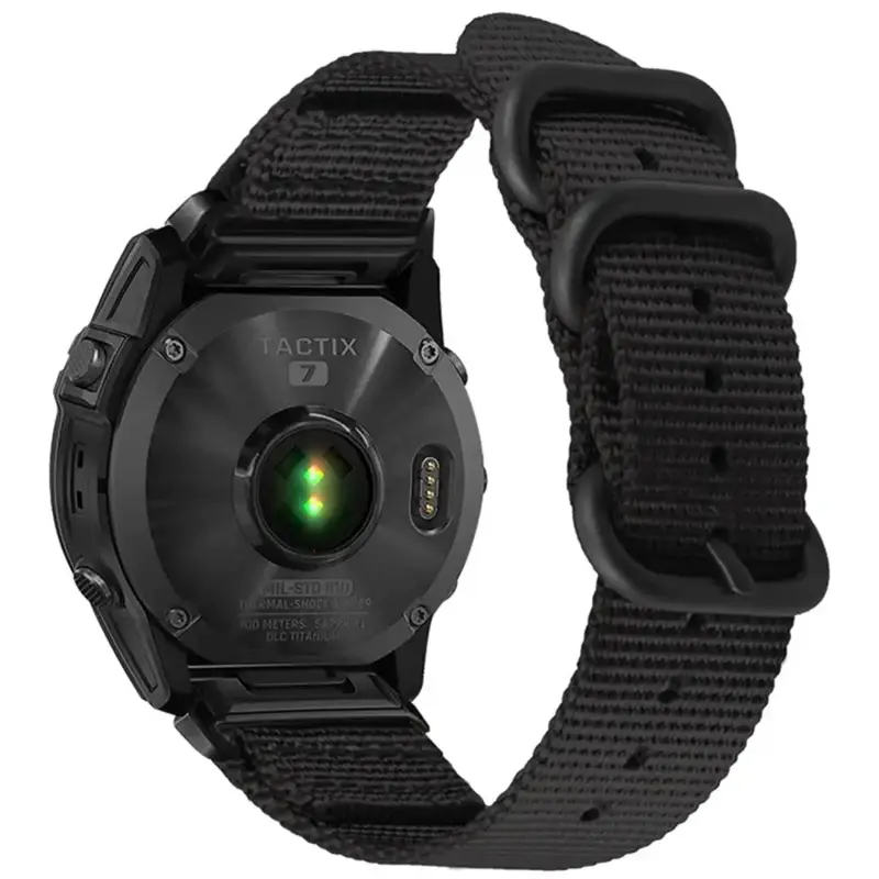 Garmin QuickFit Nato-ranneke 26mm - Musta