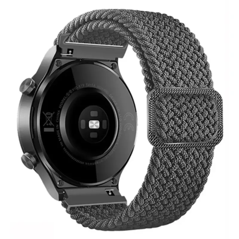 Garmin QuickFit Punottu nailonranneke 26mm - Harmaa