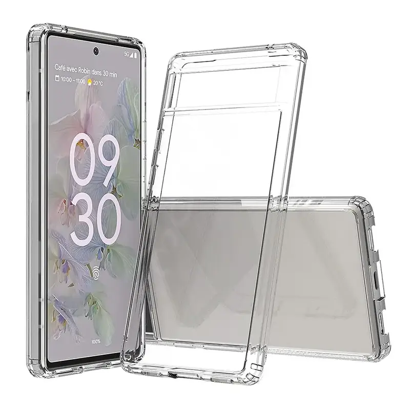 Google Pixel 6a Silikonikuori - Läpinäkyvä
