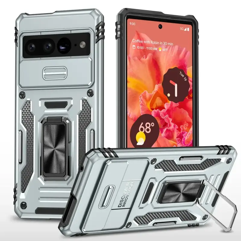 Google Pixel 9 Pro XL Armor Suojakotelo Harmaa