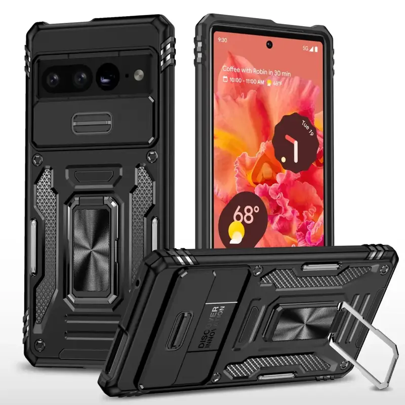 Google Pixel 9 Pro XL Armor Suojakotelo - Musta