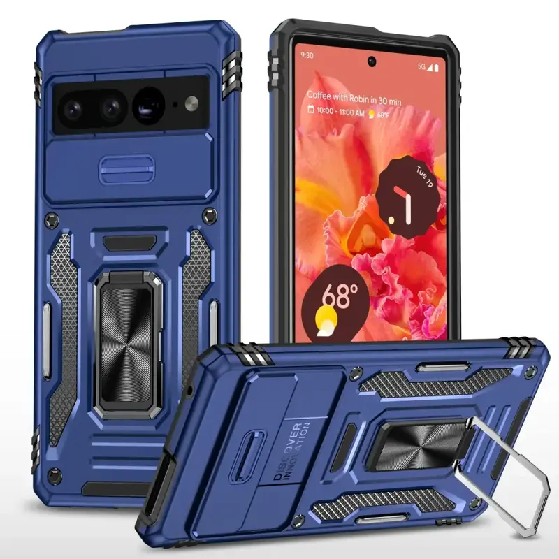 Google Pixel 9 Pro XL Armor Suojakotelo - Sininen