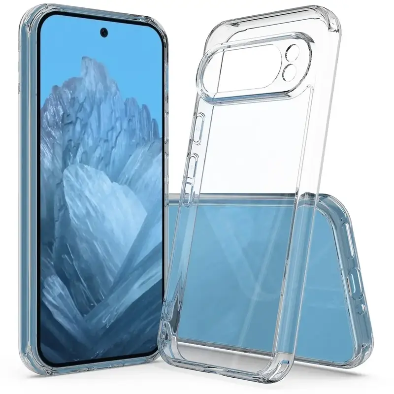 Google Pixel 9 Pro XL Silikonikuori - Läpinäkyvä