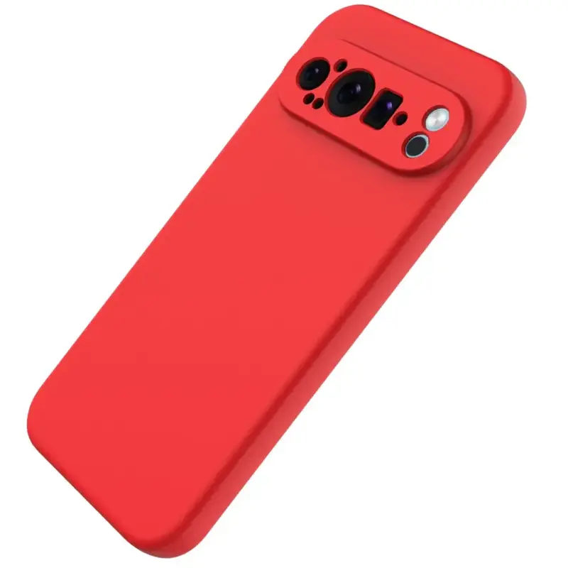 Google Pixel 9 Pro XL Silikonikuori Punainen