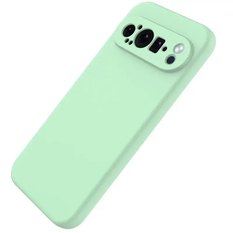 Google Pixel 9 Pro XL Silikonikuori Vihreä