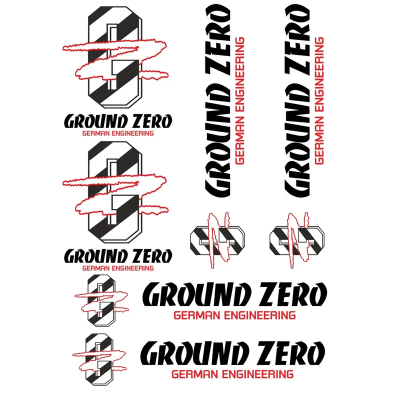 Ground Zero GZ Sticker Combo tarrasetti, 21 x 30 cm