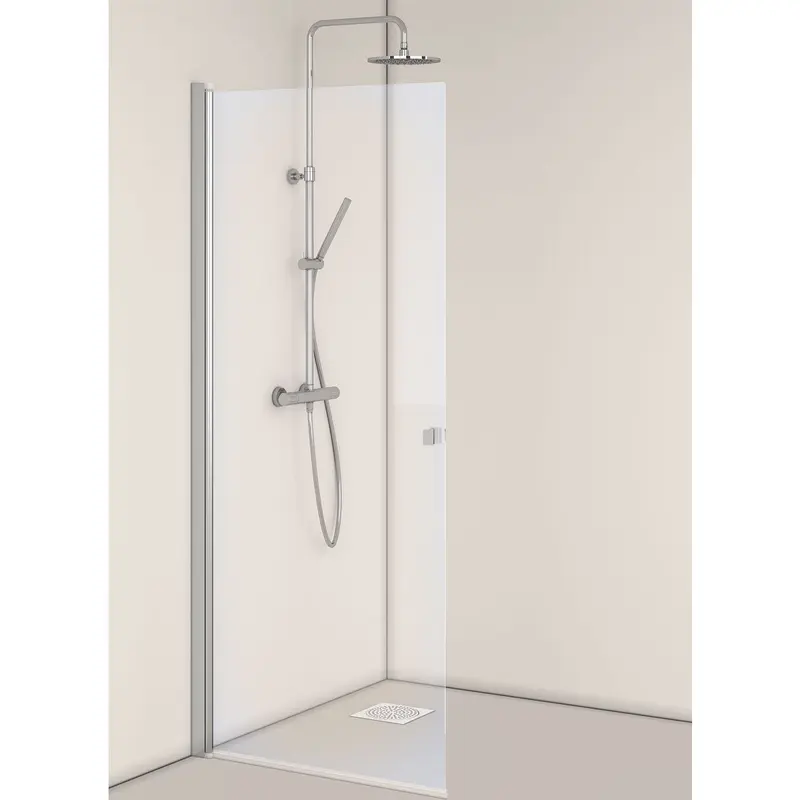 Hafa Igloo Pro Straight Clear 100 Aluminum Shower Door