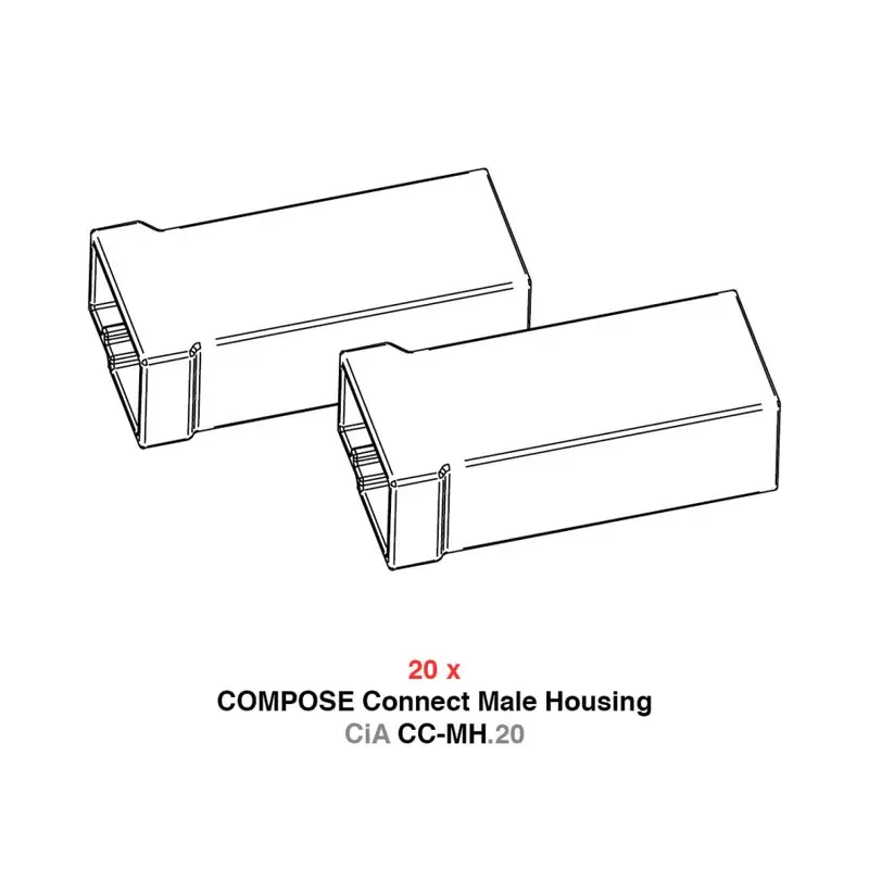 Helix CiA CC-MH.20 Urosliitinpakkaus COMPOSE 20 kpl