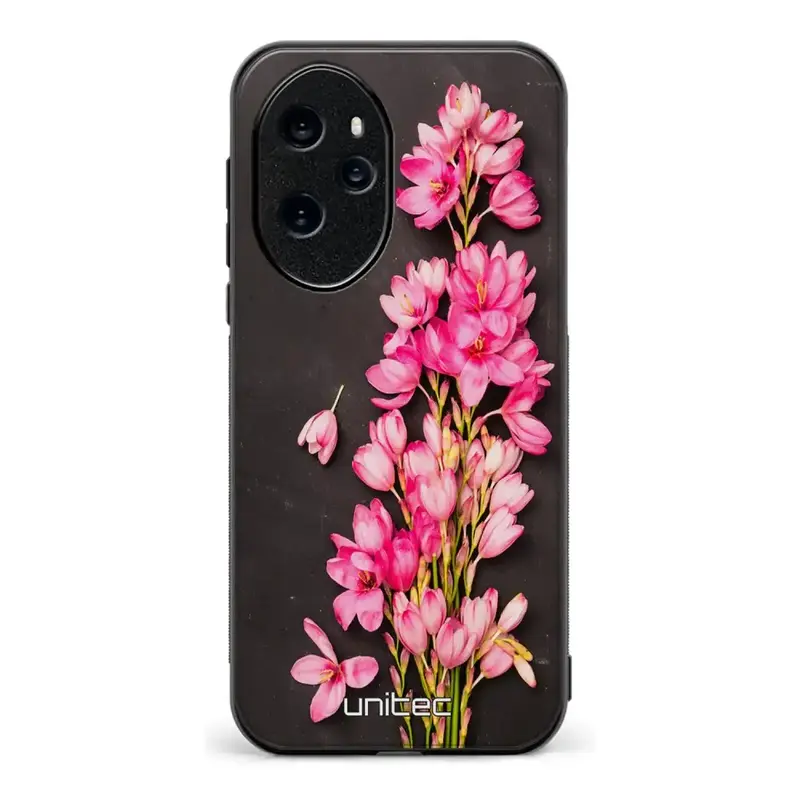 Honor 100 Pro kukka suojakuoret - Pink Flowers