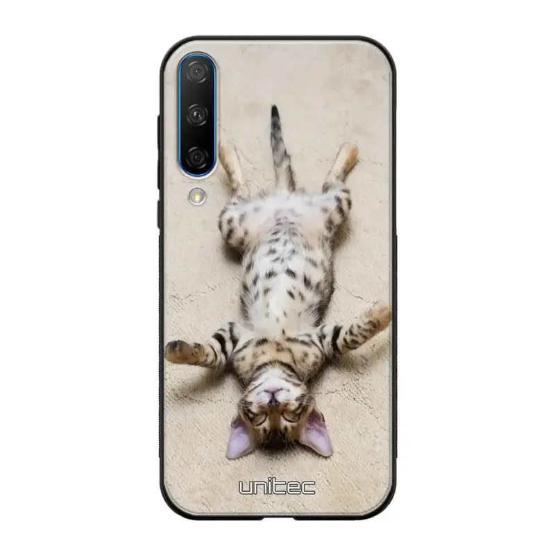 Honor 20 Lite kissa suojakuoret - Relaxing Cat