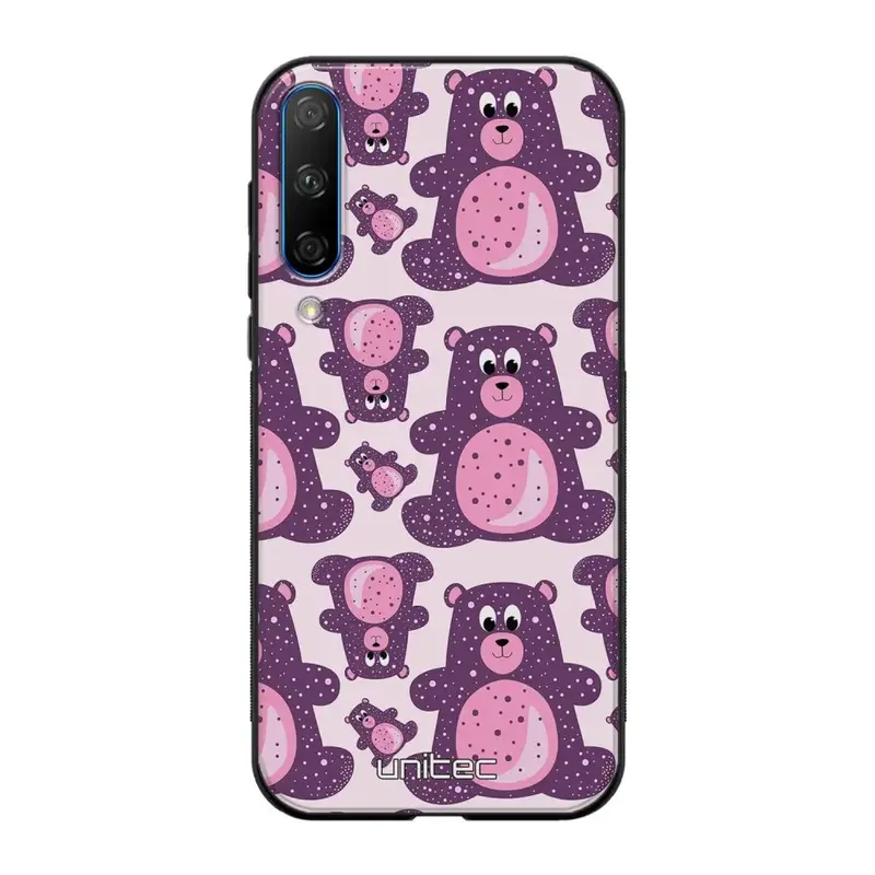 Honor 20 Lite suojakuoret - Purple Teddy Bear
