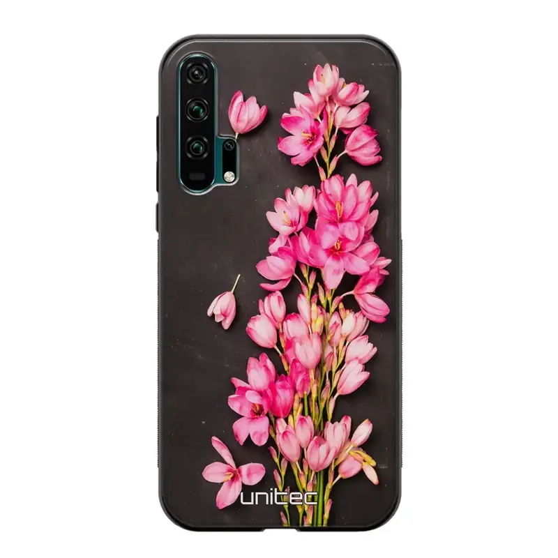 Honor 20 Pro kukka suojakuoret - Pink Flowers