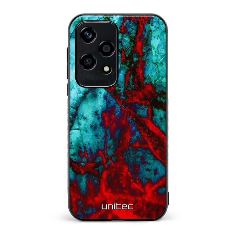 Honor 200 Lite marmori suojakuoret - Blue Red Marble