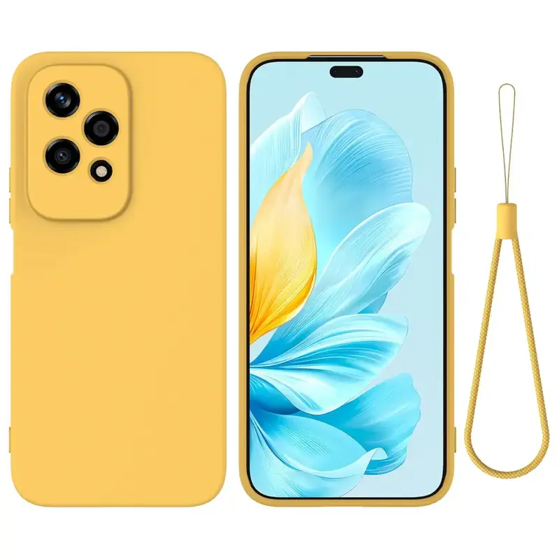 Honor 200 Lite Silikonisuoja Keltainen