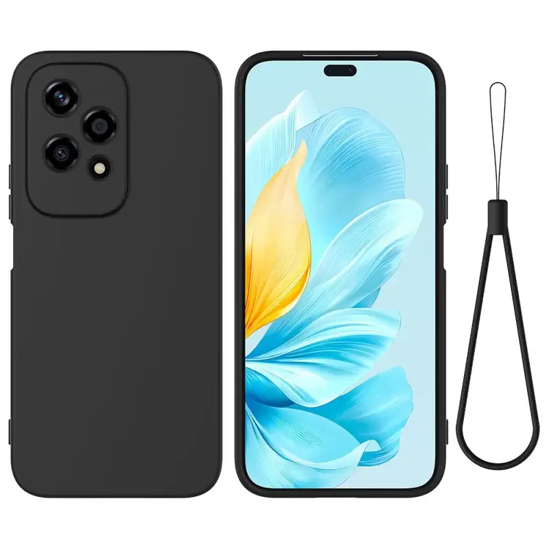 Honor 200 Lite Silikonisuoja Musta