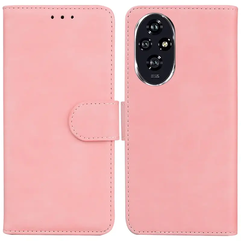 Honor 200 Lompakko Suojakotelo Pinkki Läpällä