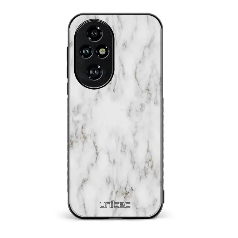 Honor 200 Pro marmori suojakuoret - White Marble