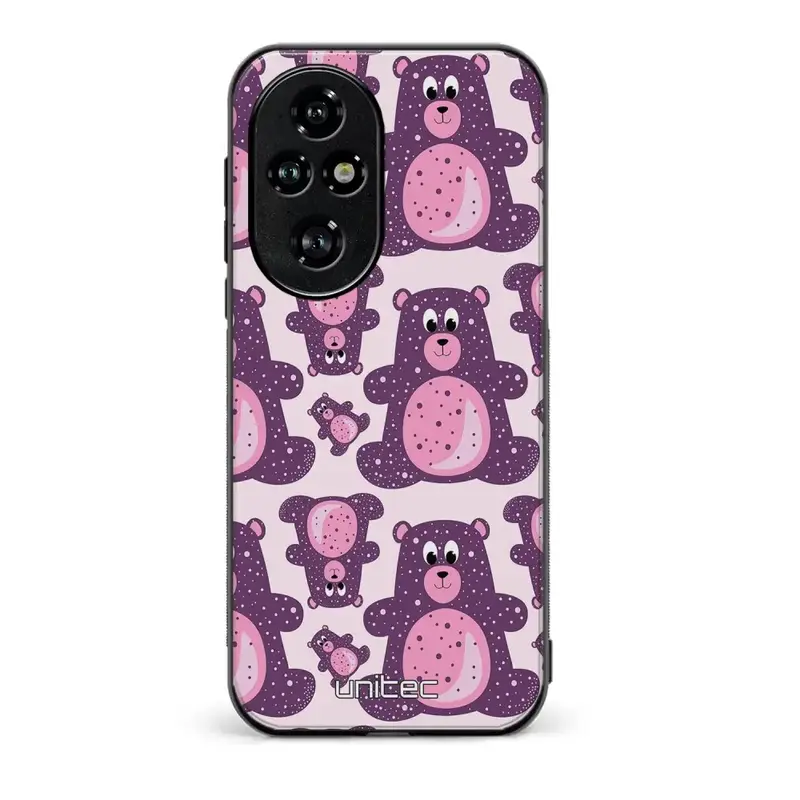 Honor 200 Pro suojakuoret - Purple Teddy Bear