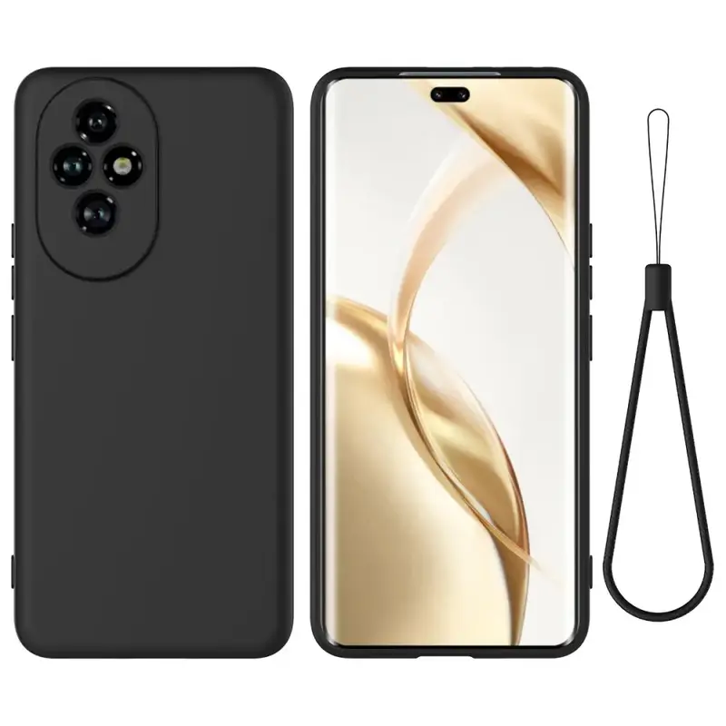 Honor 200 Silikonisuoja Musta