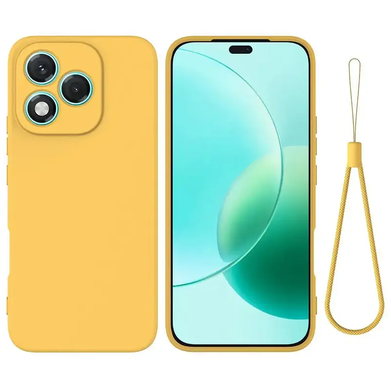 Honor 400 Lite Silikonisuoja - Keltainen
