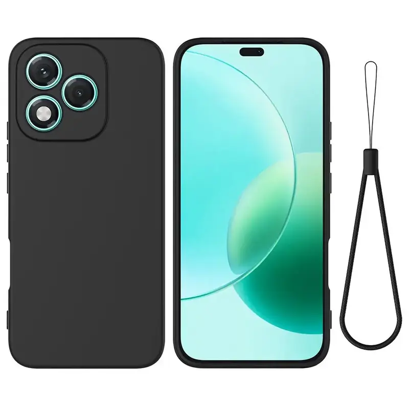 Honor 400 Lite Silikonisuoja - Musta