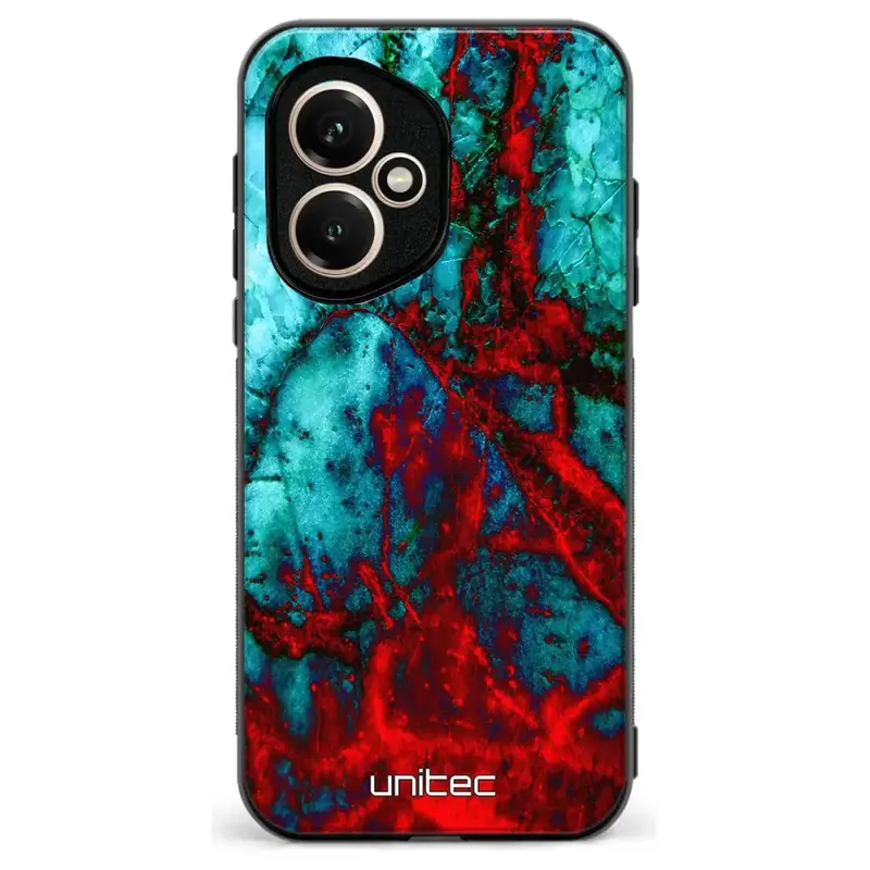 Honor 400 marmori suojakuoret - Blue Red Marble