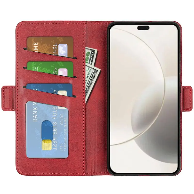 Honor 400 Smart Lompakko Suojakotelo - Punainen
