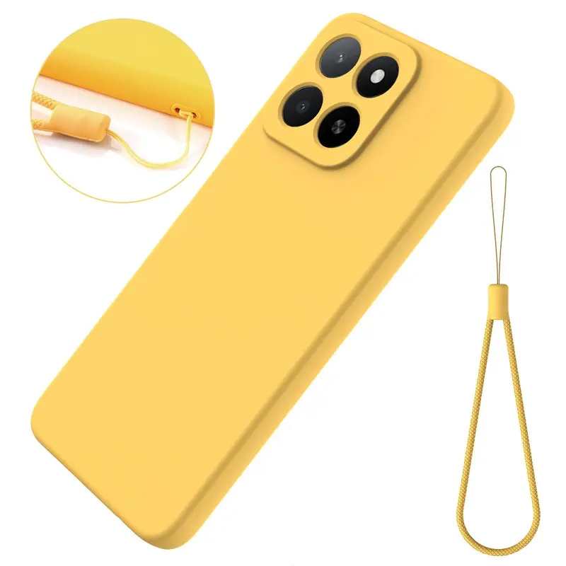 Honor 400 Smart Silikonisuoja - Keltainen