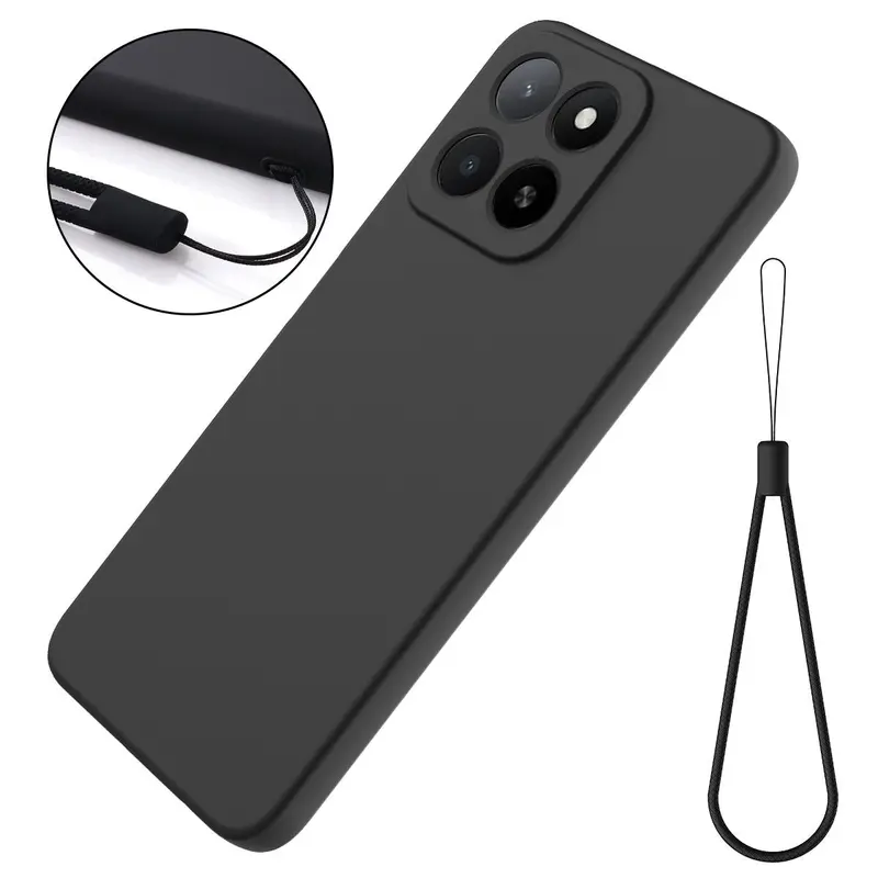 Honor 400 Smart Silikonisuoja - Musta