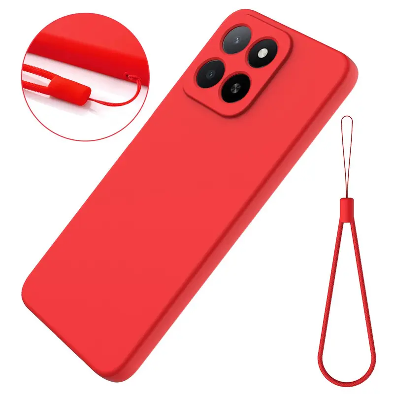 Honor 400 Smart Silikonisuoja - Punainen