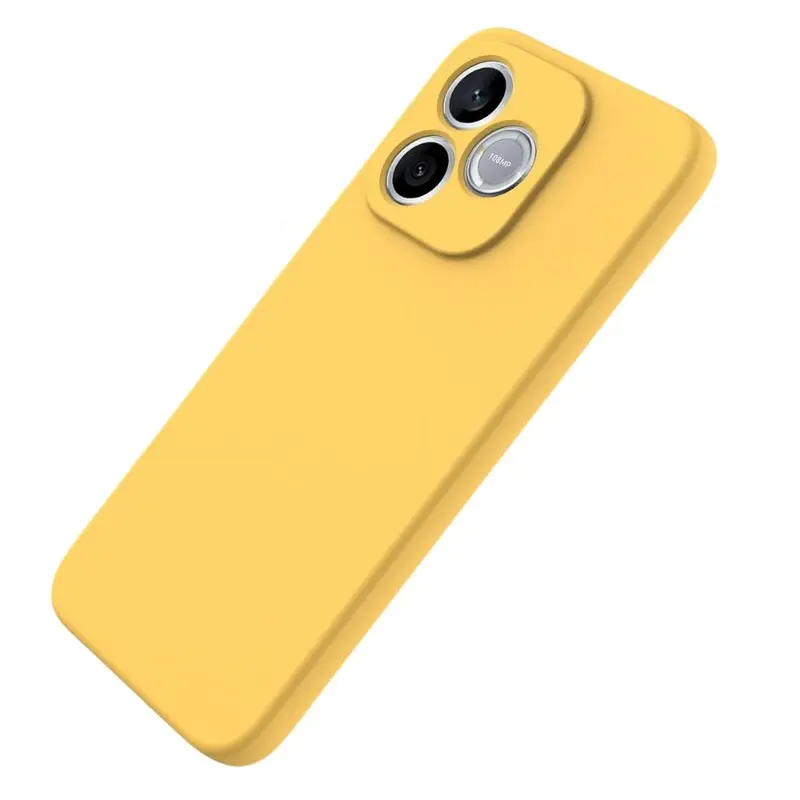Honor 600 Lite Silikonisuoja - Keltainen