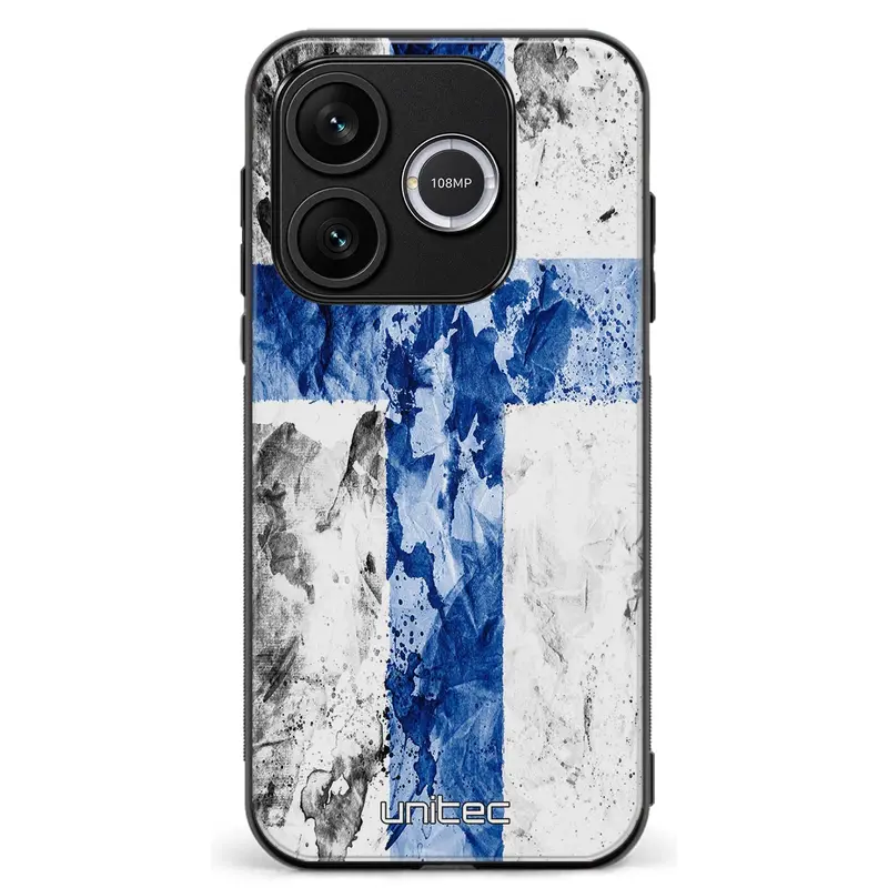 Honor 600 Lite suojakuoret - Painted Finnish Flag