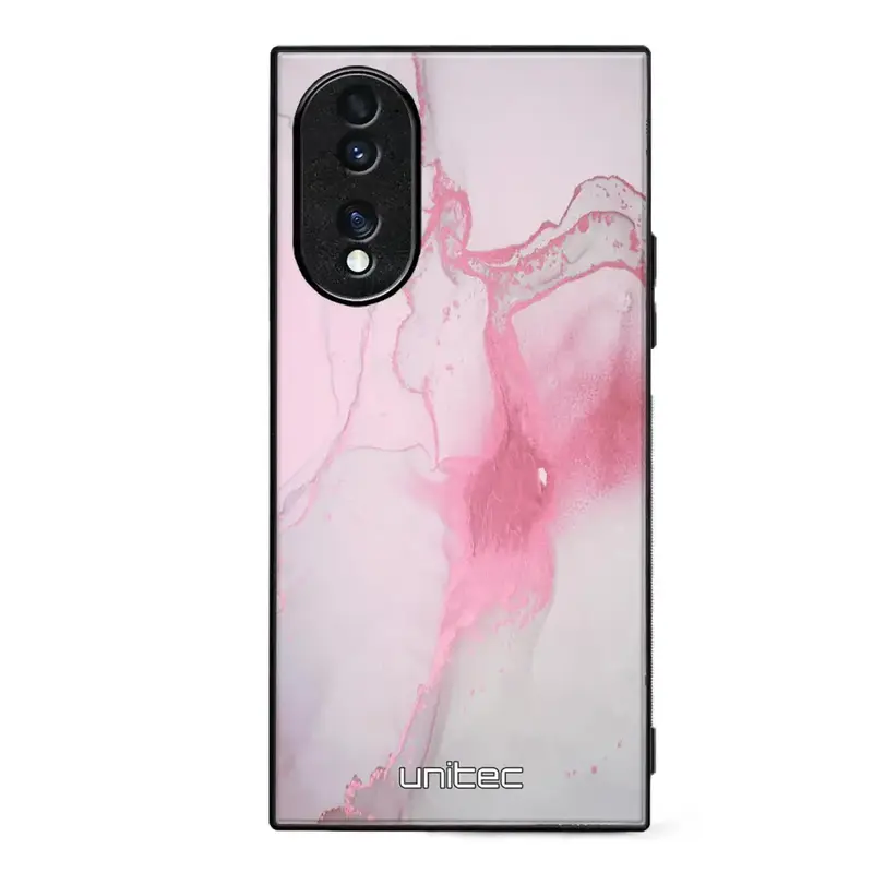 Honor 70 marmori suojakuoret - Pink Pok Rie