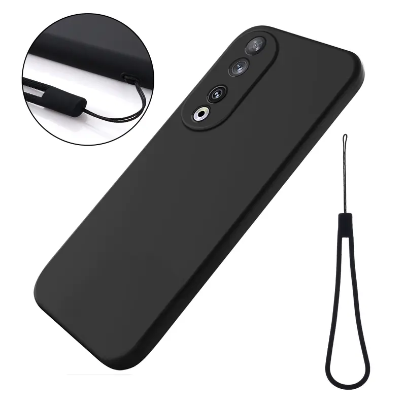 Honor 90 5G Silikonikuori - Musta