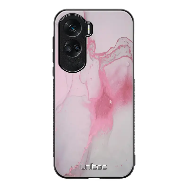 Honor 90 Lite marmori suojakuoret - Pink Pok Rie