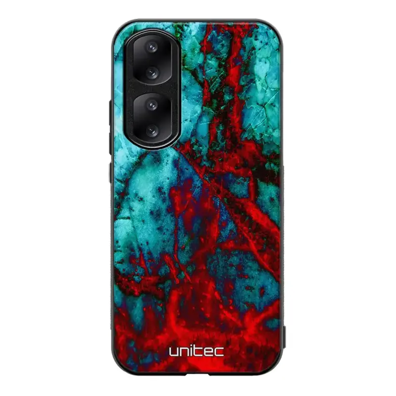 Honor 90 marmori suojakuoret - Blue Red Marble