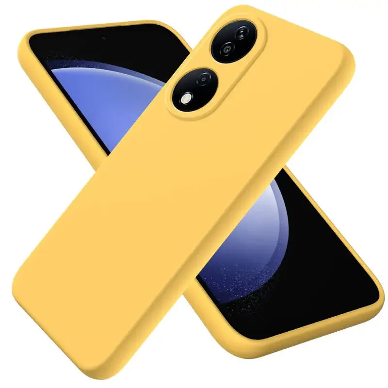 Honor 90 Smart 5G Silikonikuori Keltainen
