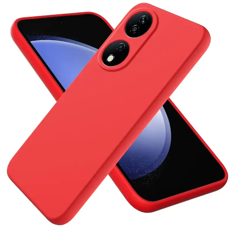 Honor 90 Smart 5G Silikonikuori Punainen