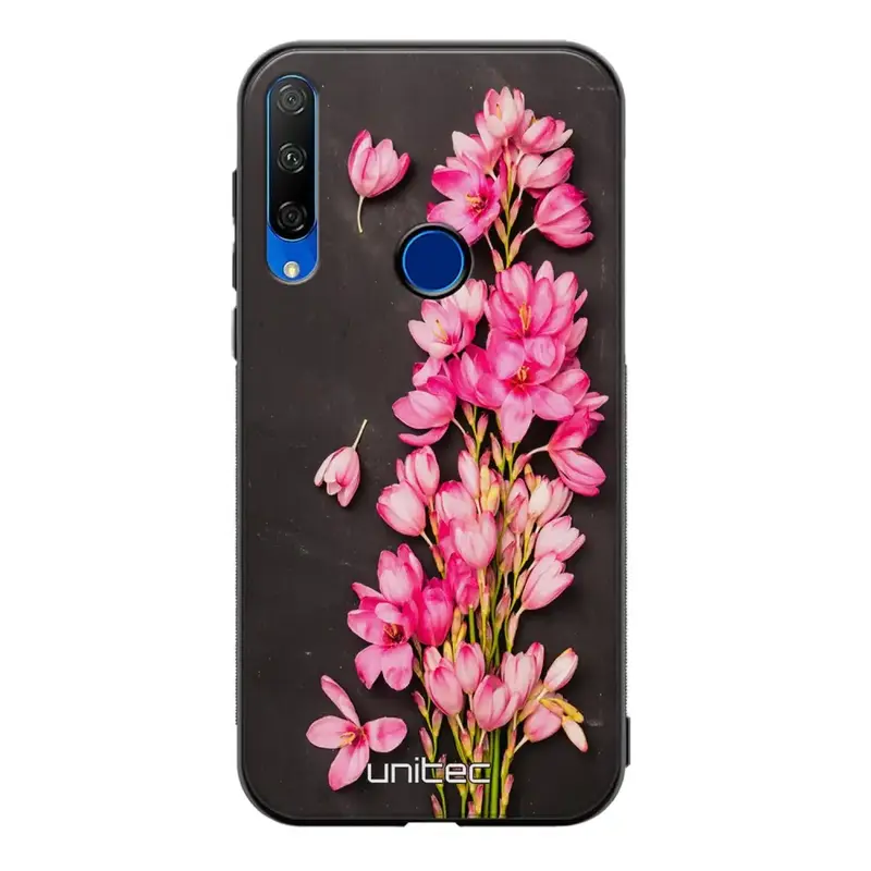 Honor 9X kukka suojakuoret - Pink Flowers