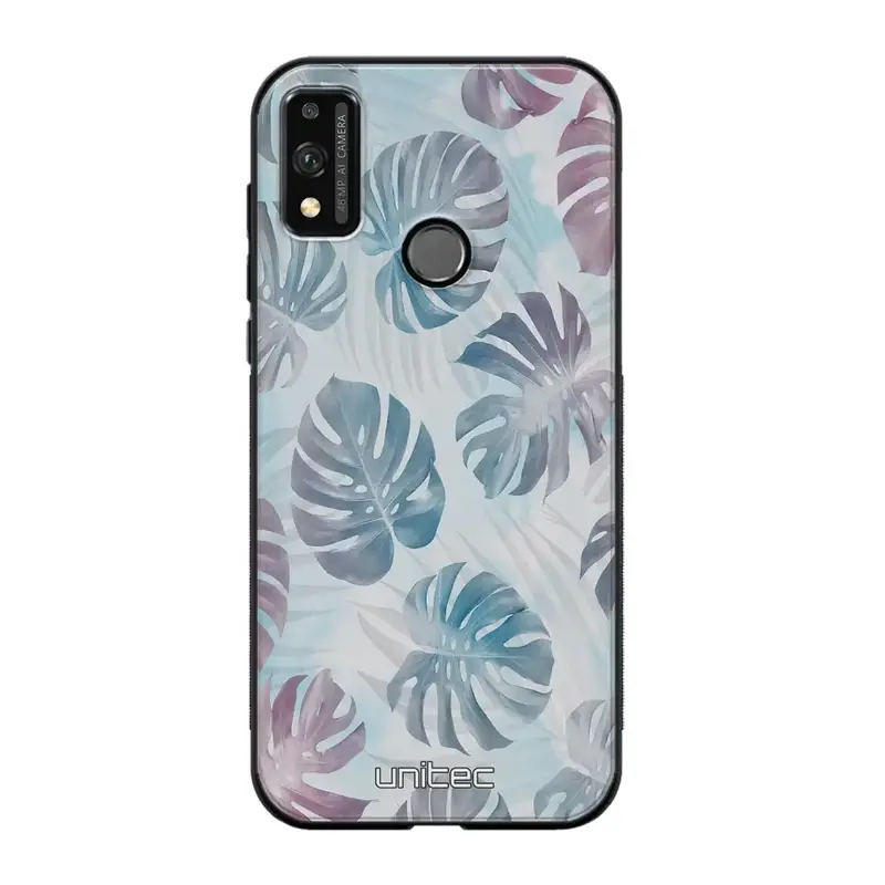 Honor 9X Lite kukka suojakuoret - Monstera Texture