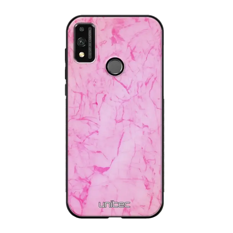 Honor 9X Lite marmori suojakuoret - Light Pink Marble