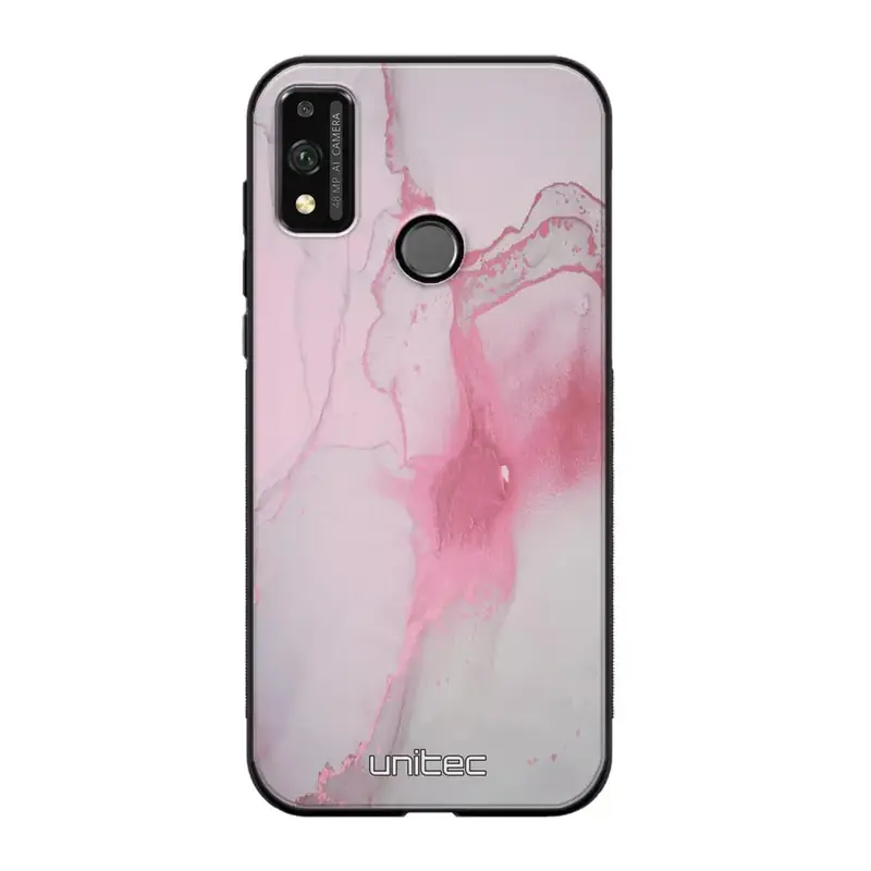 Honor 9X Lite marmori suojakuoret - Pink Pok Rie
