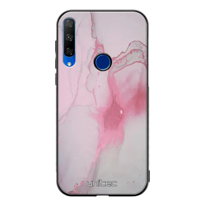 Honor 9X marmori suojakuoret - Pink Pok Rie