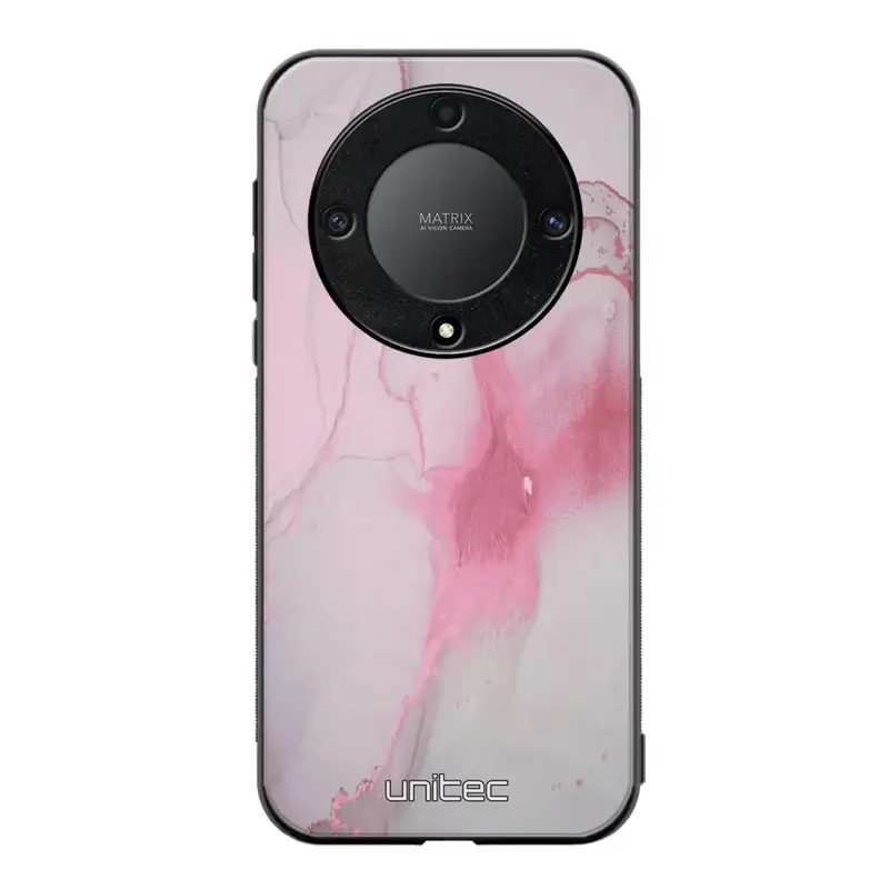 Honor Magic 5 Lite marmori suojakuoret - Pink Pok Rie