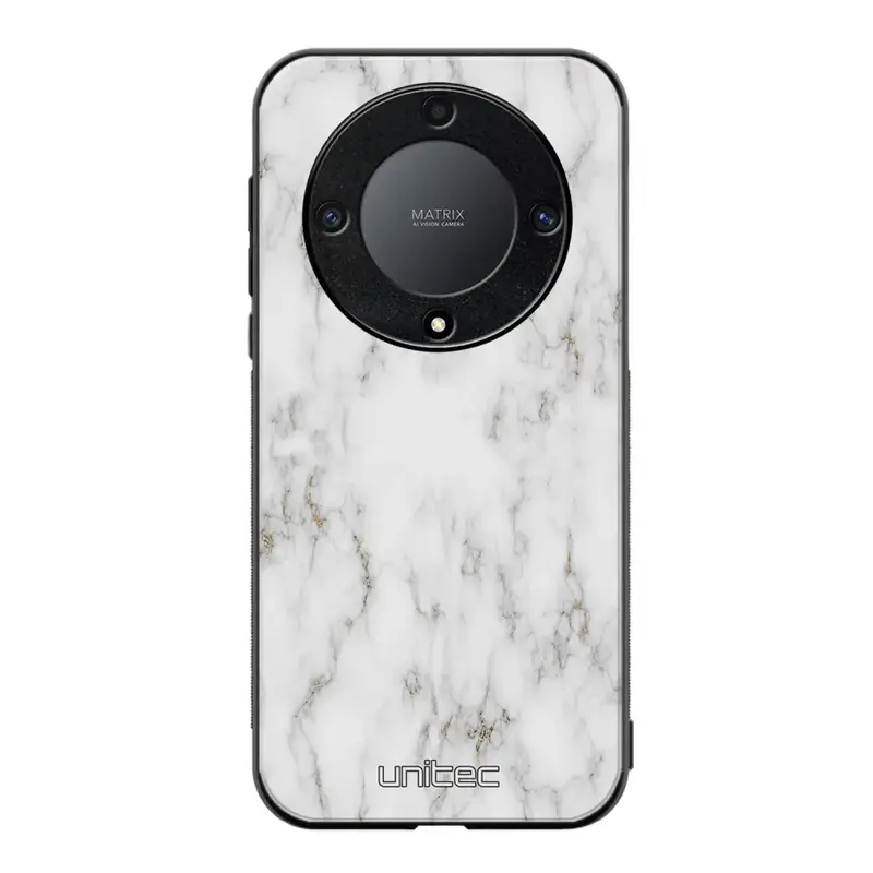 Honor Magic 5 Lite marmori suojakuoret - White Marble