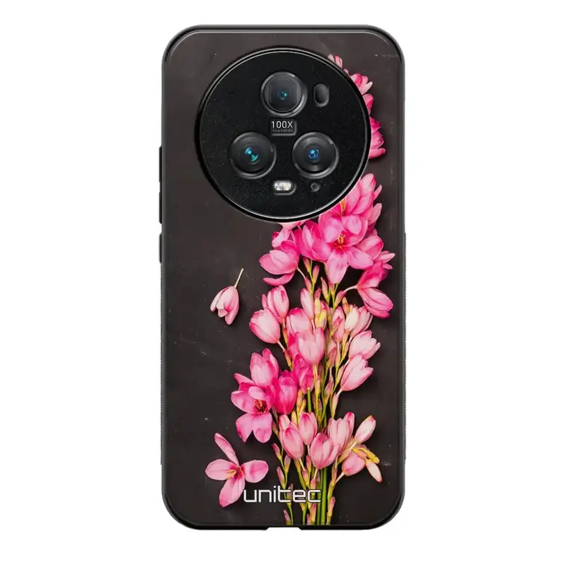 Honor Magic 5 Pro kukka suojakuoret - Pink Flowers