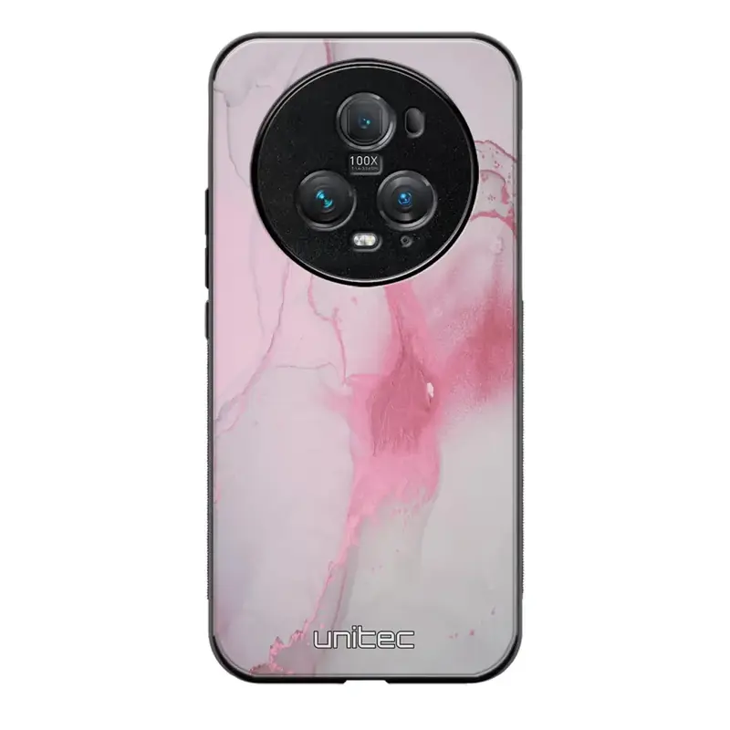 Honor Magic 5 Pro marmori suojakuoret - Pink Pok Rie