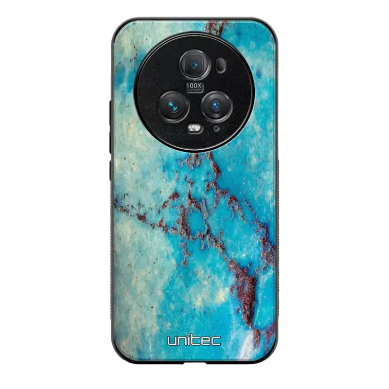 Honor Magic 5 Pro marmori suojakuoret - Turquoise Marble