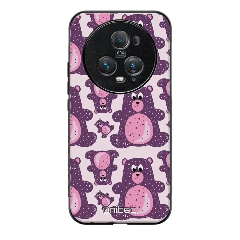 Honor Magic 5 Pro suojakuoret - Purple Teddy Bear