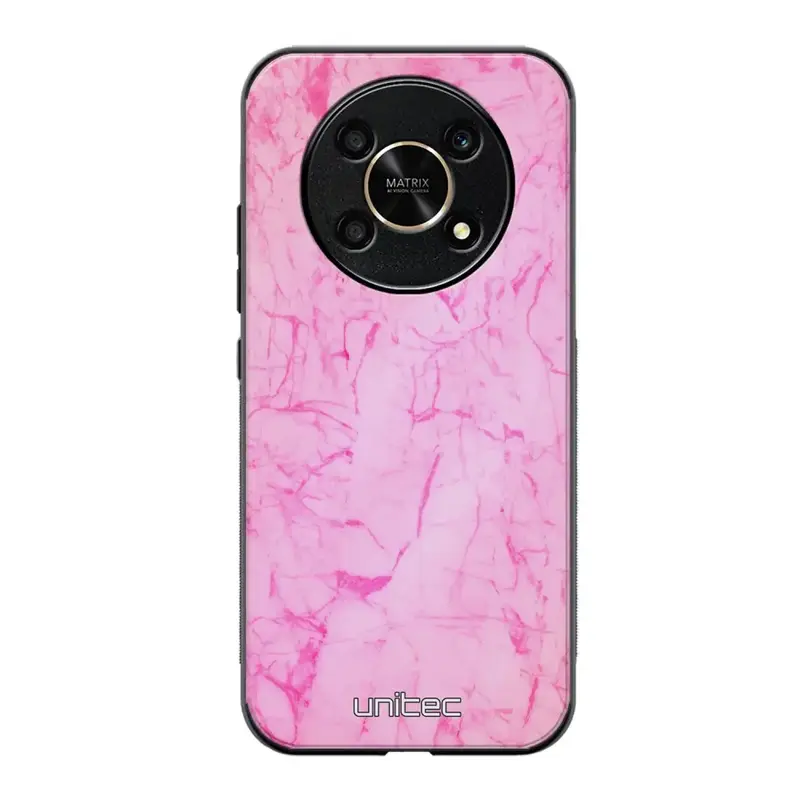 Honor Magic 6 Lite marmori suojakuoret - Light Pink Marble